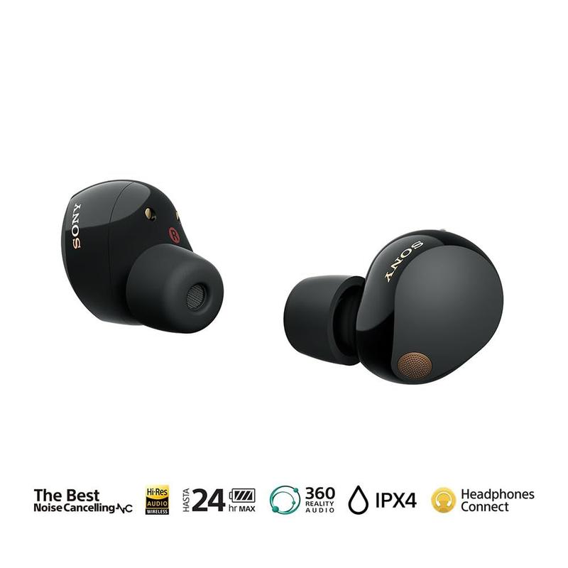 Fones de ouvido com cancelamento de ruído Sony WF-1000XM5 com